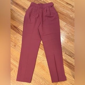 ASOS High Waist Tapered Pants with Elasticated Back US 0